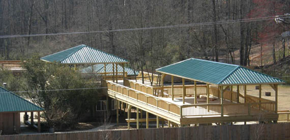 Picture of new deck area