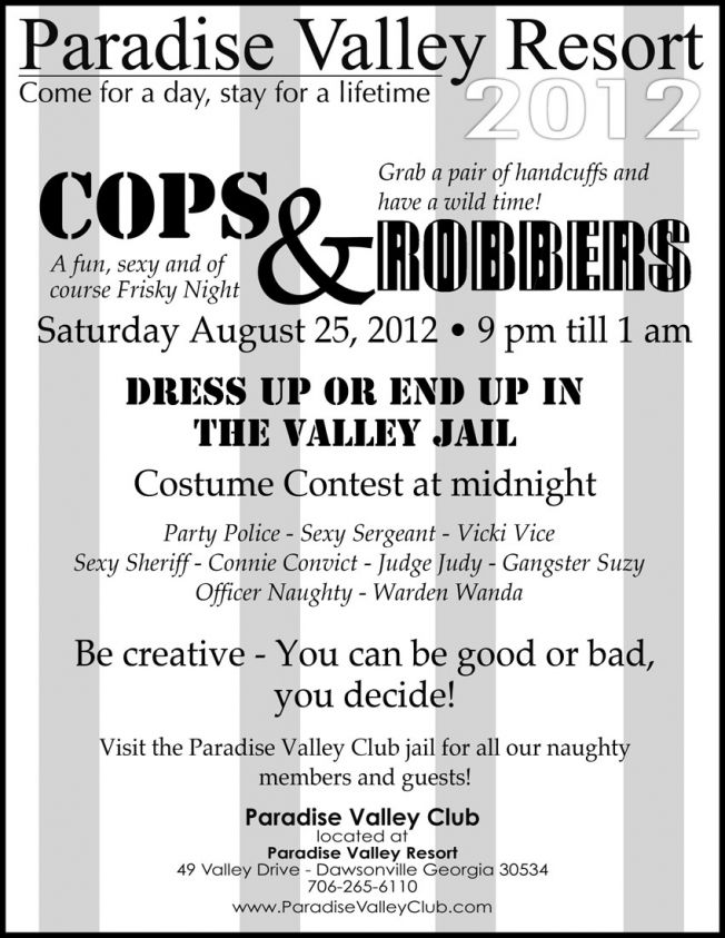 Cops and Robbers Party Image