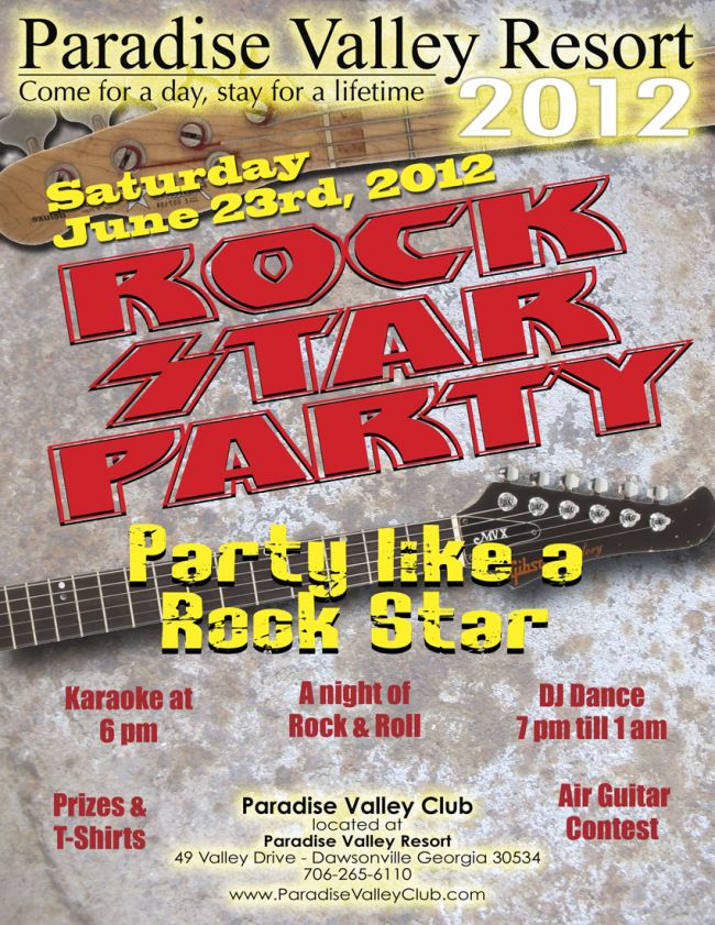 Rock Star Party Image