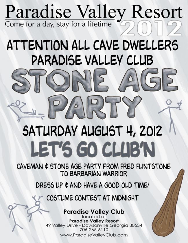 Stone Age Party Image