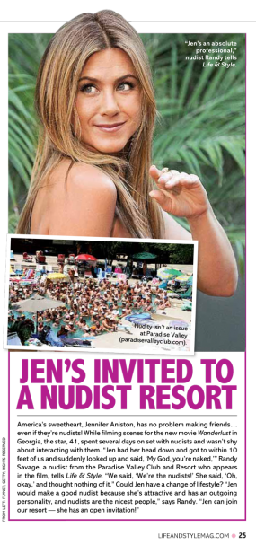 Jennifer Aniston in Life and Style